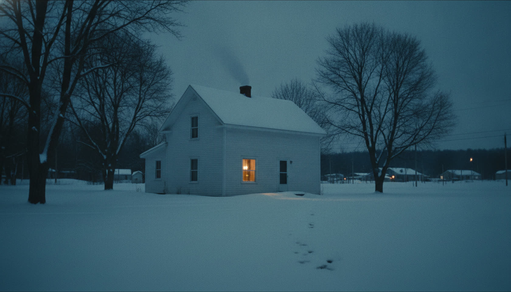The house in winter