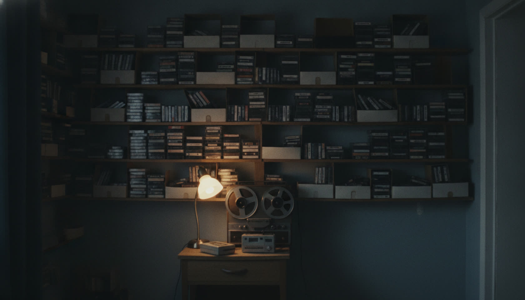 The wall of tapes